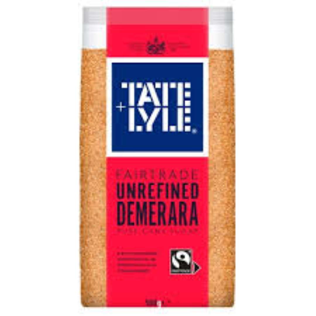 TATE LYLE DEMERARA CANE SUGAR 500G